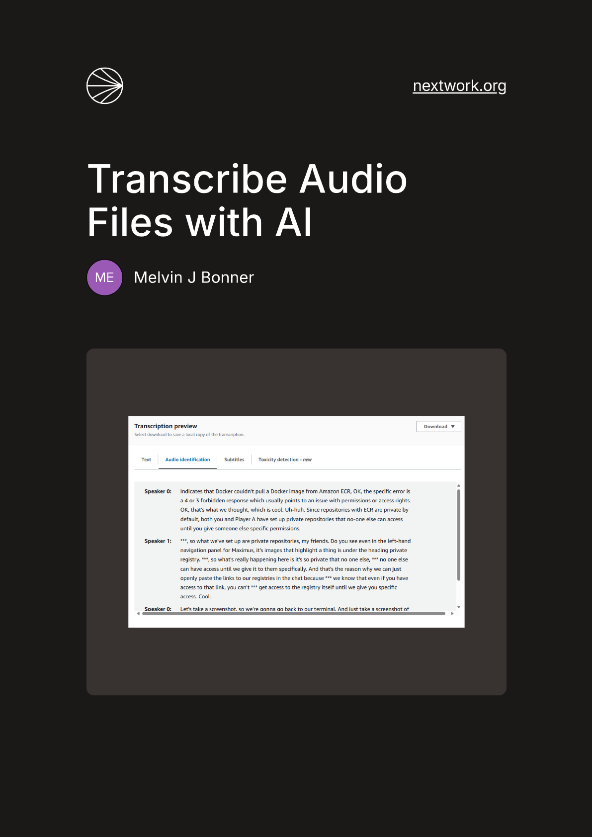Transcribe Audio Files With AI